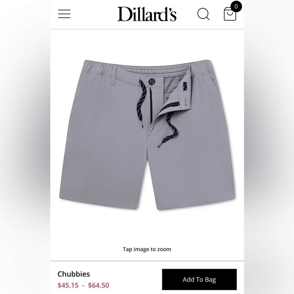 Chubbies Gray Shorts